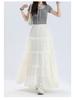 White Lace Long Skirt for Women - Summer 2025 Collection, Available In Small To Large Sizes