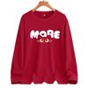 Women's 100% Pure Cotton Long-Sleeve Korean Style Loose T-Shirt - Round Neck, Perfect for Spring and Autumn, Unisex.