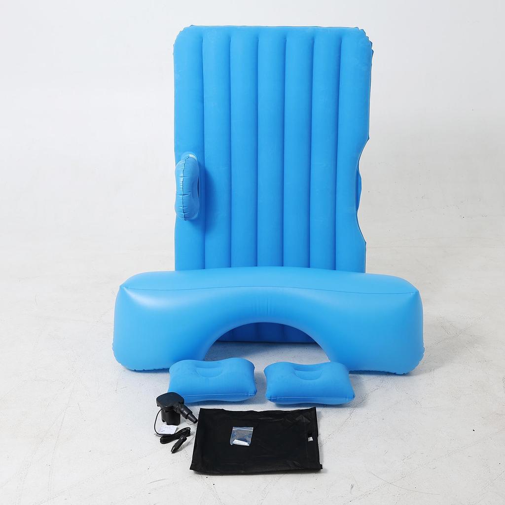 Inflatable PVC Flocked Car Back Seat Mattress