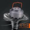 1.1/1.6L Outdoor Camping Hiking Portable Kettle Collector Heat Ring Coffee Water Kettle Teapot Windproof Camping Cookware