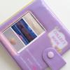 40-Pocket 3 Inch Photo Album Pictures Storage Card Holder Photocard Binder 3-ring Mini Idol Cards Collect Book 20 Pages