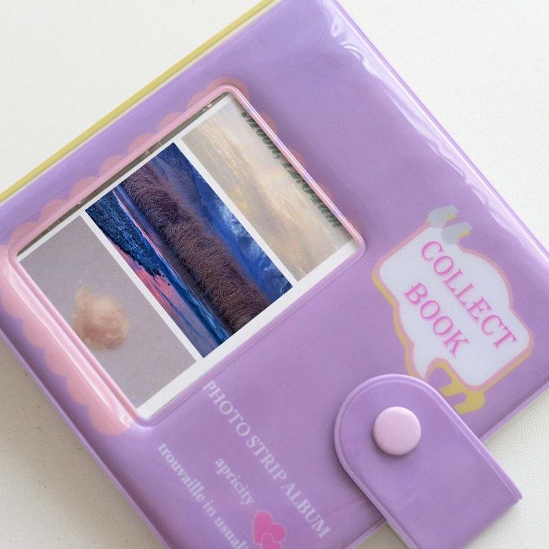 40-Pocket 3 Inch Photo Album Pictures Storage Card Holder Photocard Binder 3-ring Mini Idol Cards Collect Book 20 Pages