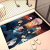 Jujutsu Kaisen Print Rug, Washable Floor Carpet, For Entryway Dorm Laundry Room Office Study, Home Decor Birthday Christmas Gift
