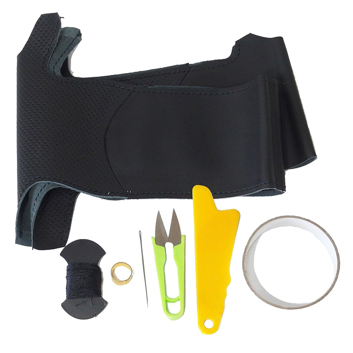 

Sakura B6AW Комплект кожаной оплетки рулевого колеса Дизайн в перфорированном черном цвете (NS 1NS1N30) чёрный