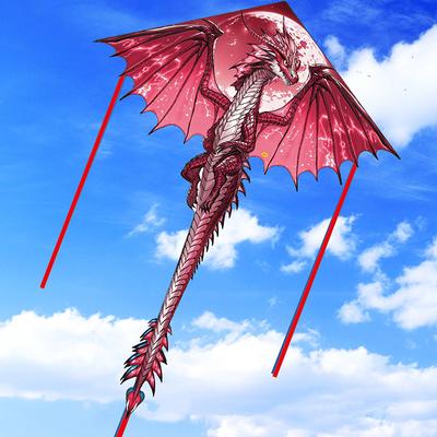 1 kus 1,4M Velký drak pouštěcí drak pro děti a dospělé Obrovský pterodaktyl pouštěcí drak s ocasem Snadno létající pouštěcí draci Venkovní hračka