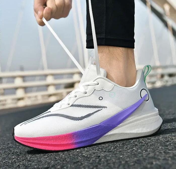 2025 New Ultra-light Shock-absorbing Running Shoes Men's and Women's Breathable Mesh Fashion Sports Shoes Couple Lightweight Running Shoes