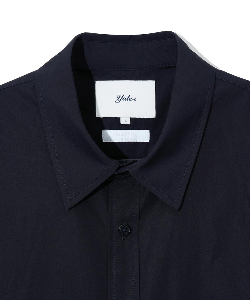 YALE 120S High Count Business Pocket Shirt Navy