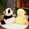 20cm Cute Duck Panda Plush Toy Soft Stuffed Sofa Pillow Bear Cushion Animal Doll Baby Kids Chinese New Year Christmas Gift