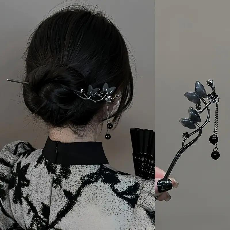 6-piece Alloy Butterfly Hairpin Set, Retro and Fashionable Hair Accessories, Perfect for Birthdays, Hair Pin