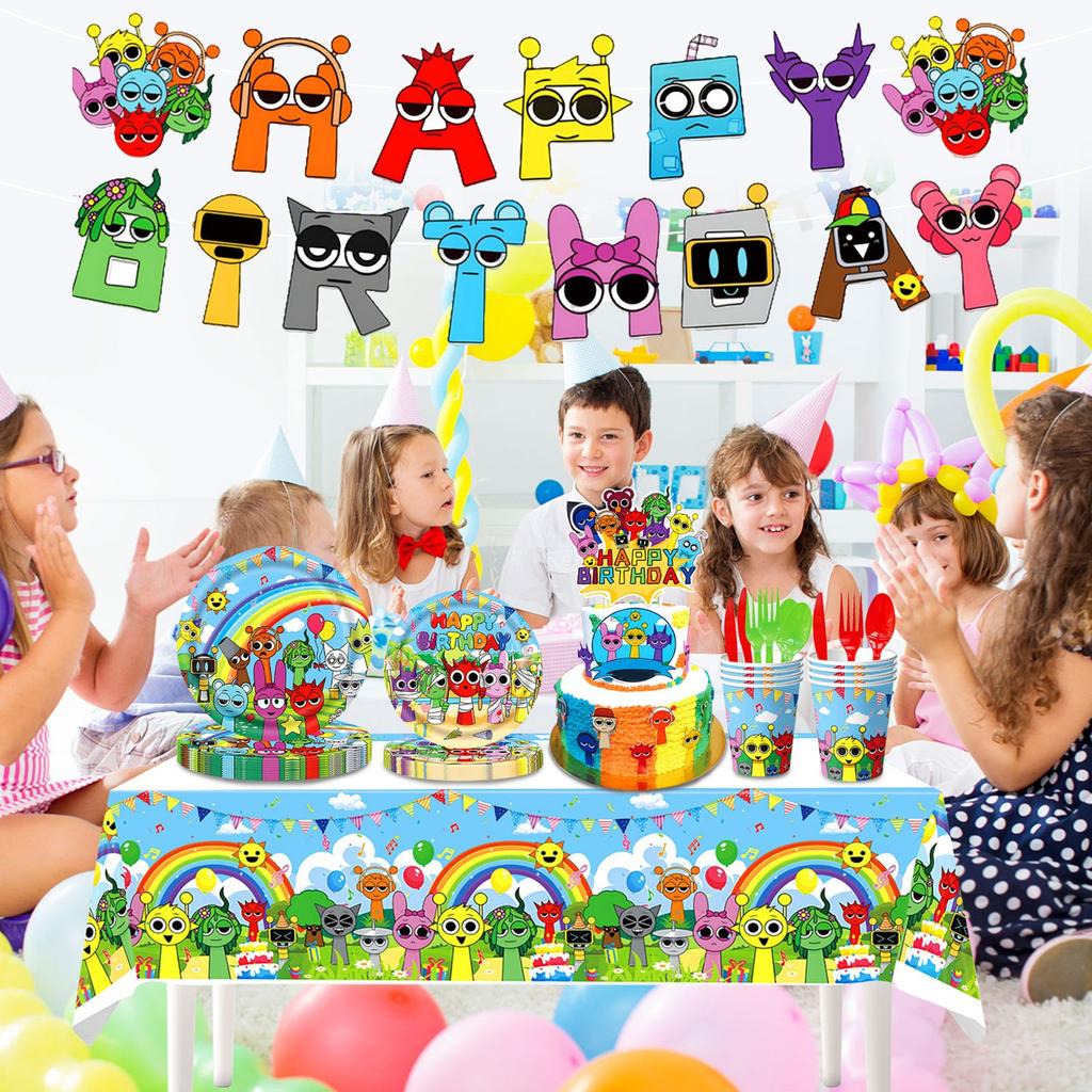 Décoration de fête d'anniversaire à thème de tag Jeu Drapeau Insert de gâteau Arrangement en spirale