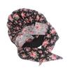 Women's Muslim Hijab Cancer Chemo Caps Flower Print Turban Cap Hair Loss Headscarf Elastic Cotton muslim Hijab Scarf Headwear