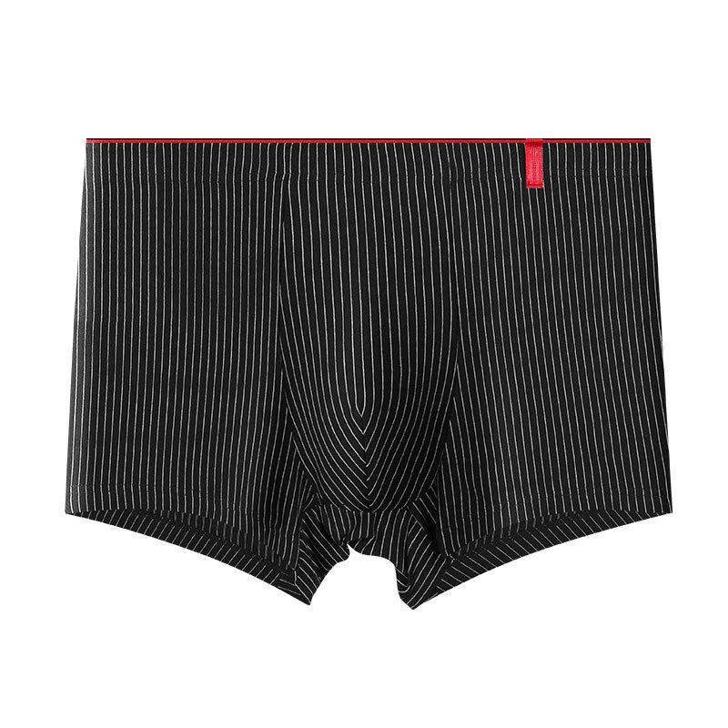 Men's Cotton Striped Boxer Shorts - Comfortable Fit