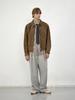 Deonseuteupomaen Leather Logo Wide Sweat Pants_Unisex_Udpa6A102_Melange Gray