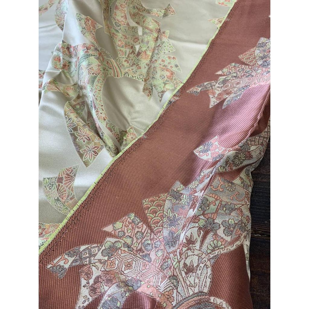 Used Japanese pattern: Aswan: Tabanoshi: Luxurious Japanese style: Fabric: Kimono: Obi: Japan