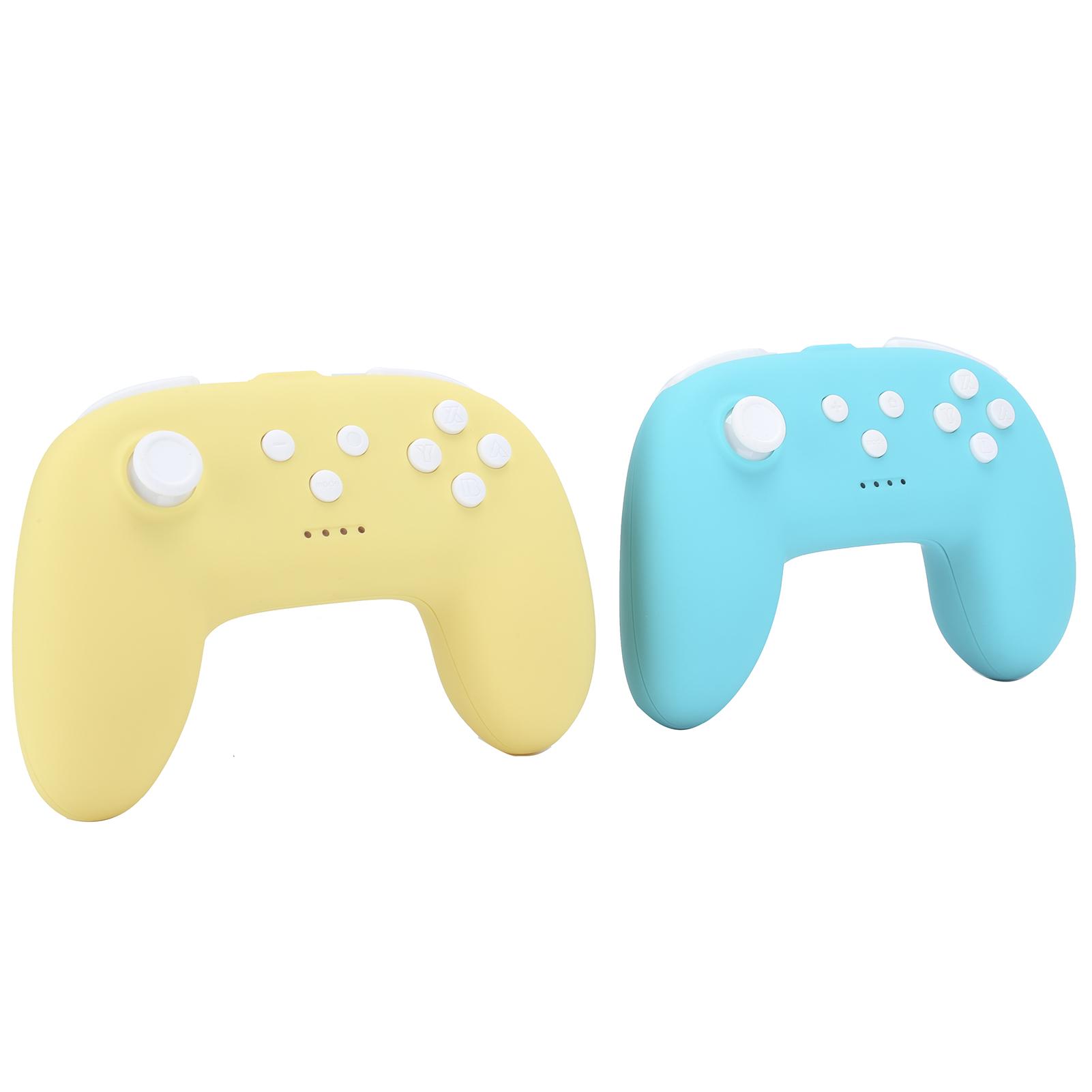 

Беспроводной Bluetooth-геймпад для Switch Pro Mini Grip Handle для NS Lite Double Vibration(Темно-серый разноцветный