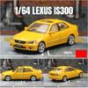 1/64 Lexus IS300 Limousine Miniaturmodell JKM 1:64 Premium Spielzeugauto Fahrzeug Freilaufräder Druckguss Zinklegierung Metall Sammlung Geschenk Junge