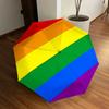 1 Stück Regenbogenflagge Auto-Regenschirm Langlebiger Eisenrahmen & Kunststoffgriff, Geschenk für Männer & Frauen, Stabile Konstruktion y250905183