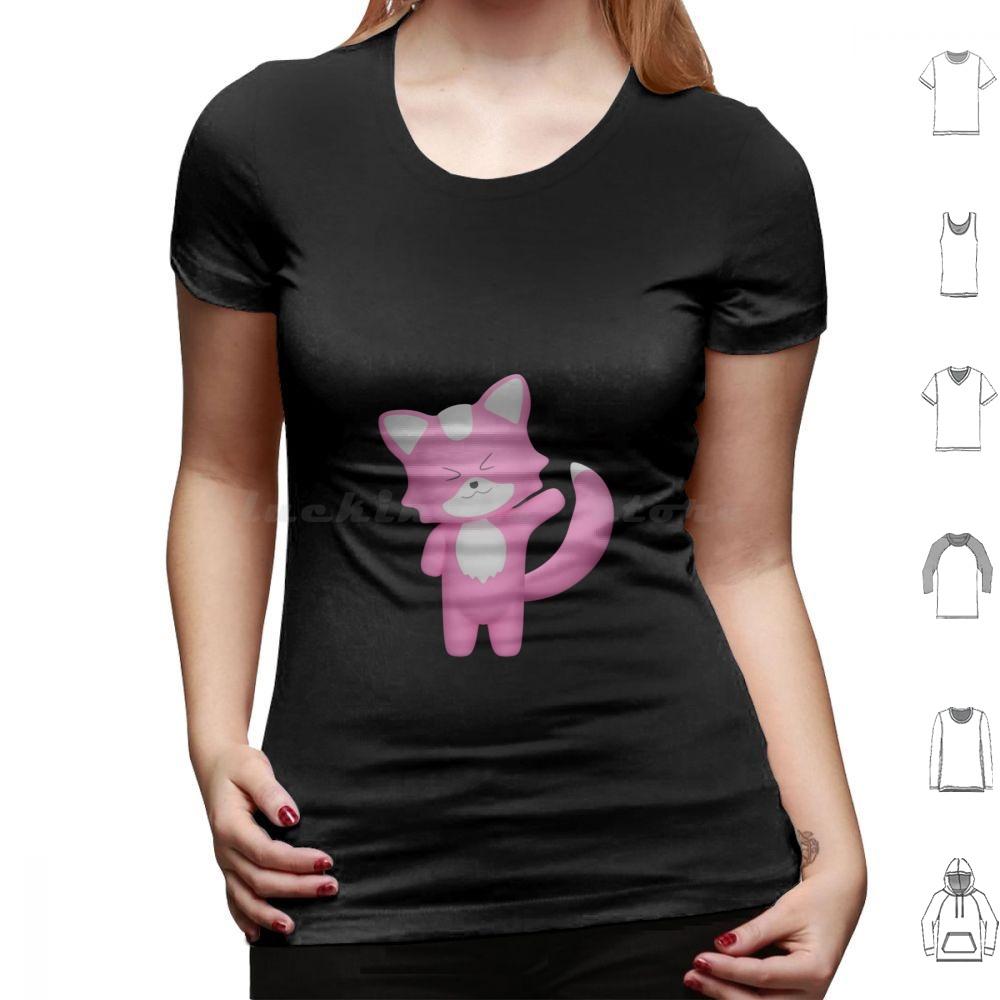 Hi  My Name Is Patricio T Shirt Cotton Men Women DIY Print Fox Animal Cute Funny Animals Pink Aesthetic Cat Kitten Kawaii