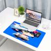 Demon Slayer Print Mouse Pad, Anti‑Slip Desktop keyboard Mat, for PC Laptop Gaming Working Daily Use, Cool Festival Surprise Gift