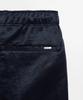 LMOOD Nice Satin Nylon Dolphin Pants Dark Navy