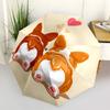 1pc Puppy Corgi Love Fashionable Auto Opening/Closing Folding Umbrella with 8 Bones, Windproof Portable, Daily Use040