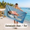 Custom Name Large Beach Towel,Olivia Rodrigo Quick Absorbent Towel For Outdoor Travel Poolside