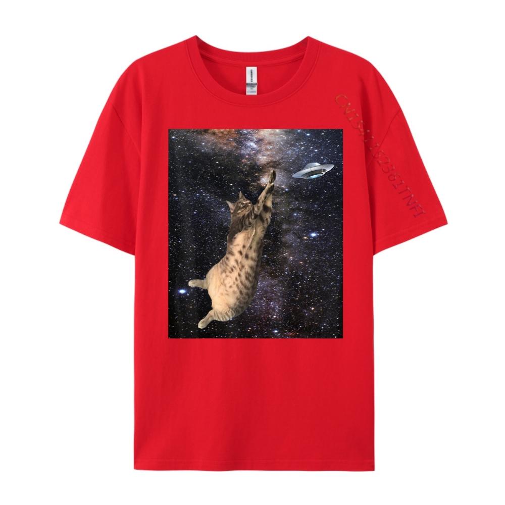 

Ufo Fat Cat In XS Graphic T Shirts Luxury Designer T-shirts Black T Shirt T-Shirt Printing S