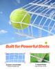 VEVOR Lacrosse Goal, 6' X 6' Lacrosse Net, Steel Frame Backyard Lacrosse Training Equipment, Portable Lacrosse Goal with Carry Bag