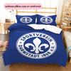 SV Darmstadt 98 Pattern Bedding Quilt Set  Home Decoration  Gift (1 * duvet cover + 2 * pillowcase  without core)