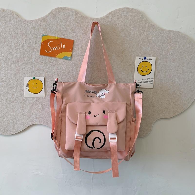 Student large-capacity stationery bag, portable storage bag, new handbag, shoulder bag, messenger bag.