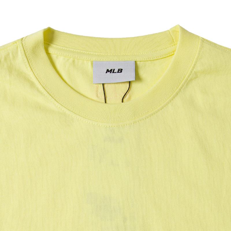New MLB T Shirts Unisex Yellow 3ATSEC323-14YEL