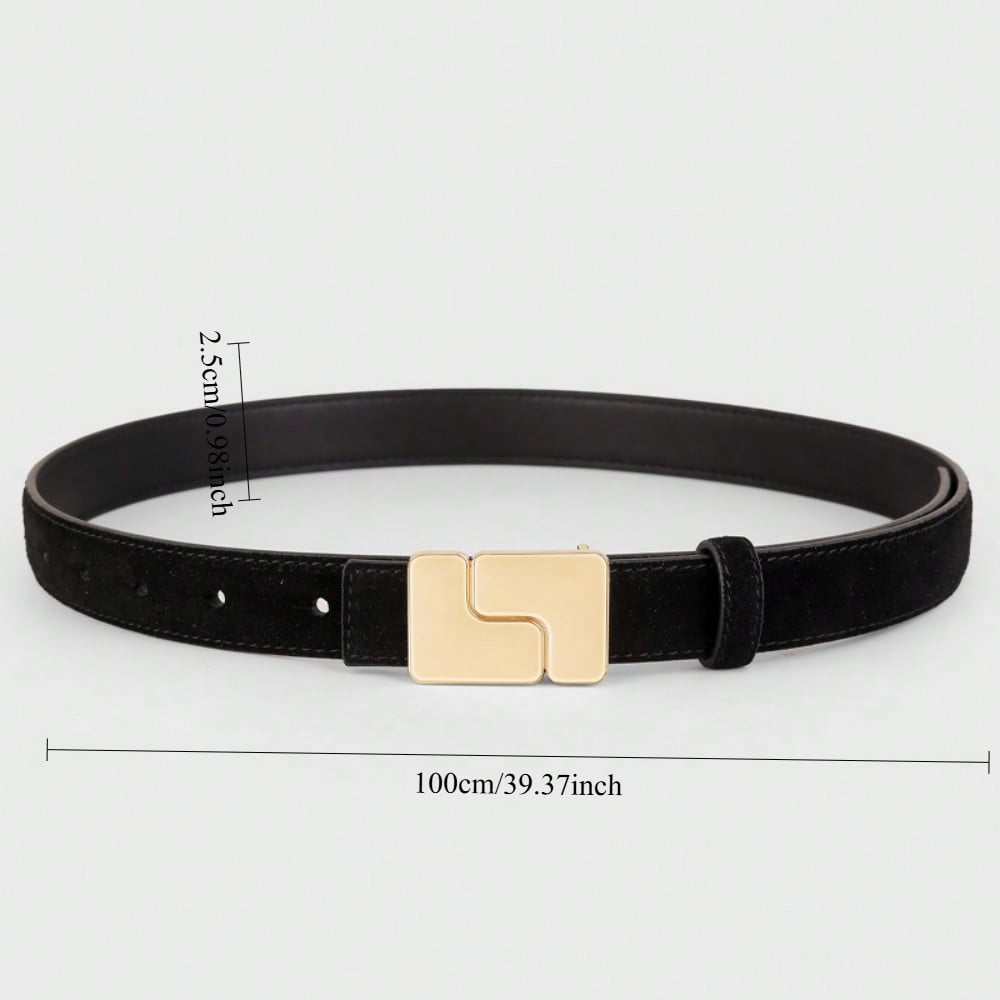 Korean Version Women's Belt Niche Design Belt Jeans Belt