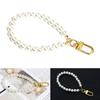 Fashion Imination Pearl Beads Keychain Lanyard Wrist Strap Phonecase Charm Keychain Decorations Pendant Cellphone Strap