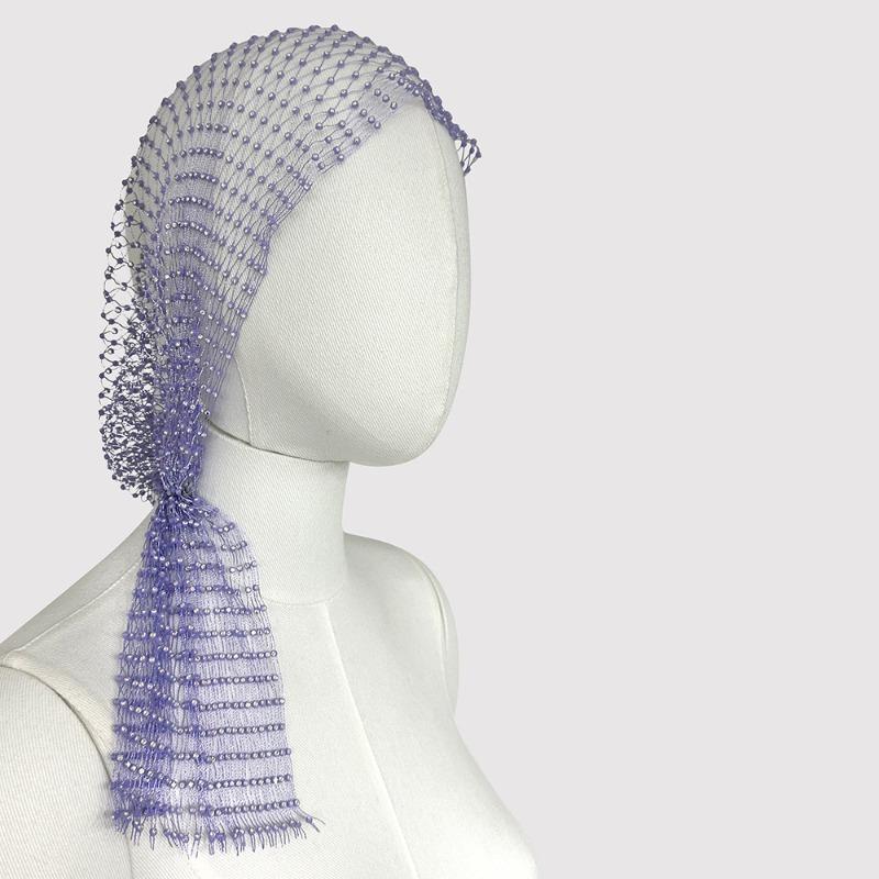 1 st Pärlsmycken, Nätansiktsdekoration, Håraccessoarer, Festbana, Retro Temaevenemang, Mystisk Högklassig