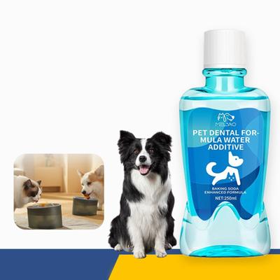 Premium-Zahnpflege für Katzen und Hunde und Atemerfrischer für Hunde – Zahnstein- und Plaqueentferner für Hundezähne ohne Bürsten, 250 ml