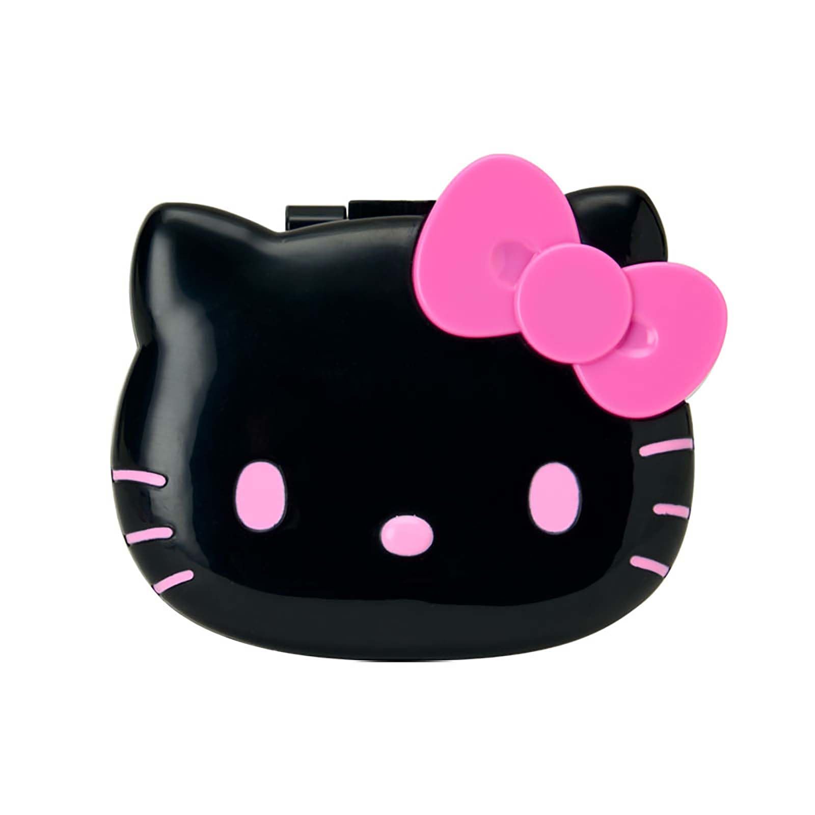 Sanrio Compact Hairbrush with Mirror Love Hello Hello Kitty Black 365173 (I Kitty)
