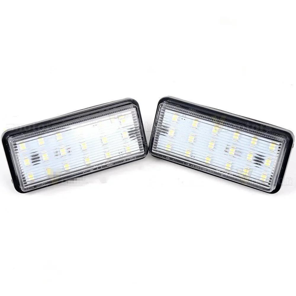 Per Toyota Land Cruiser J120 J200 Reiz Mark X 04-09 Lexus LX470 GX470 LX570 Bianco Xenon 18 LED SMD Lampada Luce Targa