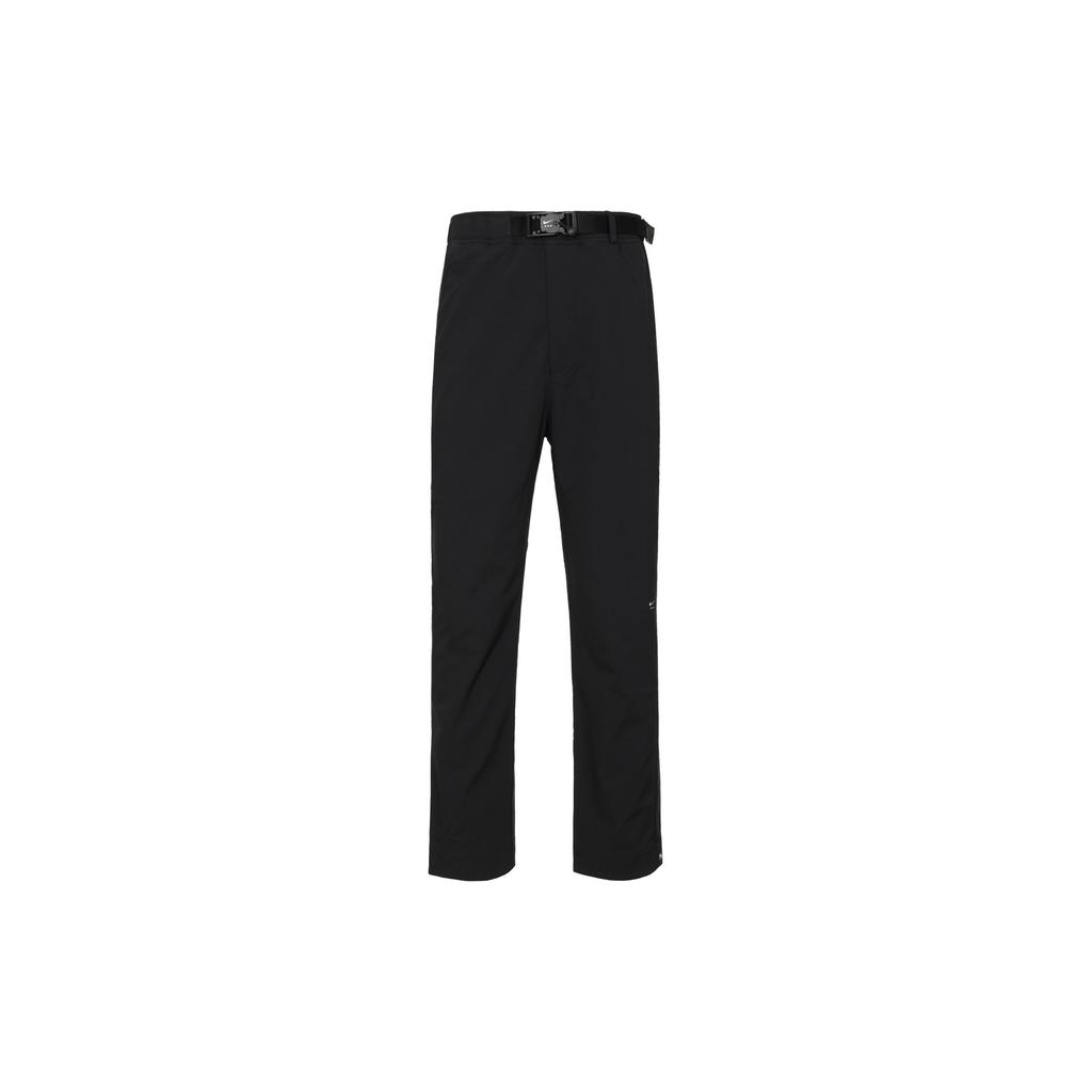 Nike X MMW Elastic Waist Solid Color Casual Long Pants Spring Season Men Bottoms Black DD9433-010