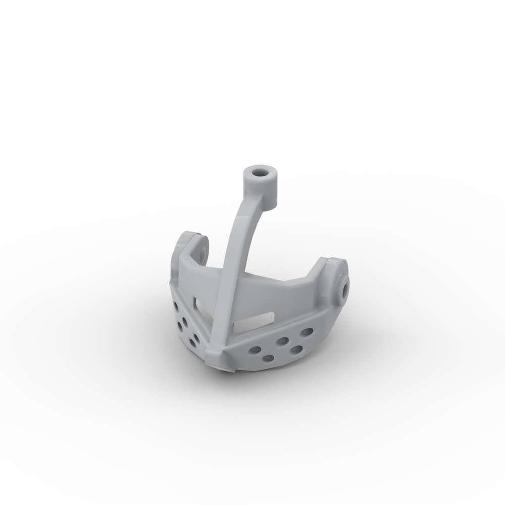 MOC 10PCS 2594 Visor Pointed Face Shield Building Blocks x126 Knight Mask Bricks Particle Assemble Toys Children Birthday Gifts