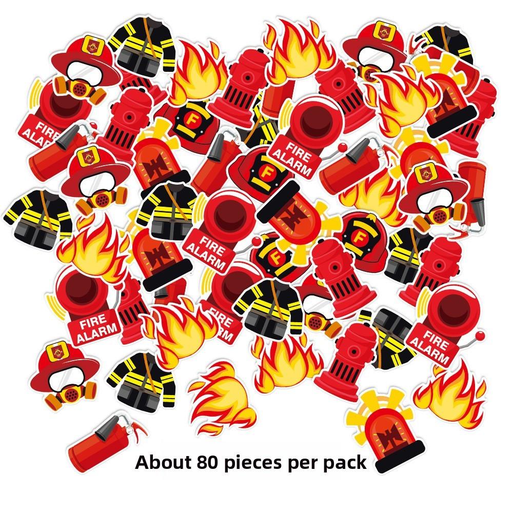 

Themed Firefighting Confetti Birthday Celebration Party Decoration Props