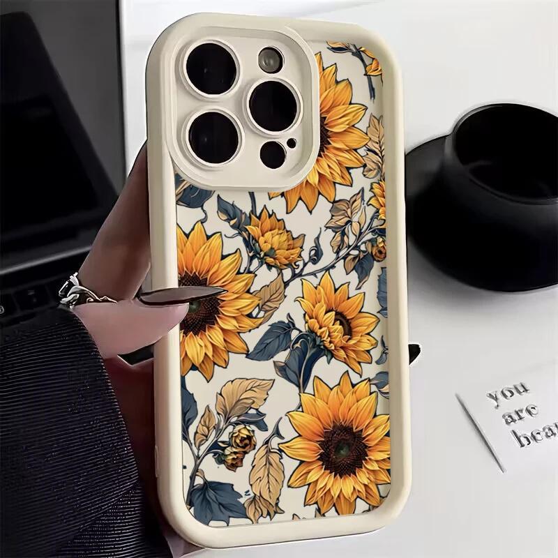Sunflower Matte Case For Huawei Honor 400 Pro Magic 7 Lite 6 5 Pro 5G 300 200 90 8X X9 Y7A X7 70 Y9 Prime 2019 Y9S Nova 9 SE