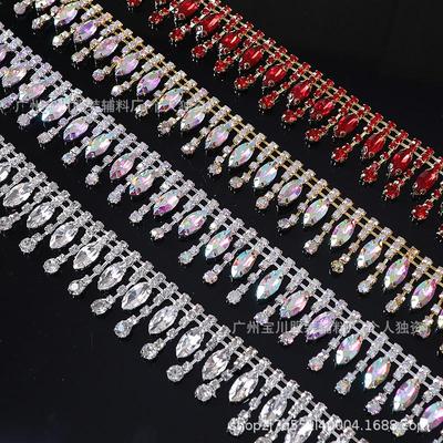 Horse Eye Claw Rhinestone Chain for Costume Decorations and Accessories