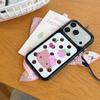 Round Edge Strawberry KT Cat iPhone 14/13 Pro Max Anti-Fall Case