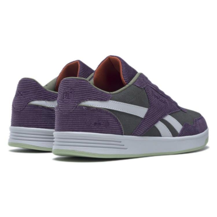 Reebok Tech T Low Top Sneakers Unisex Sneakers Purple Green White HQ4588