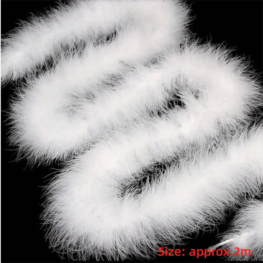 2 Meter Decorative Strip Cuff Strip Faux Fur Fluffy Trim DIY Apparel Sewing Home Decor Artificial Fur Decoration