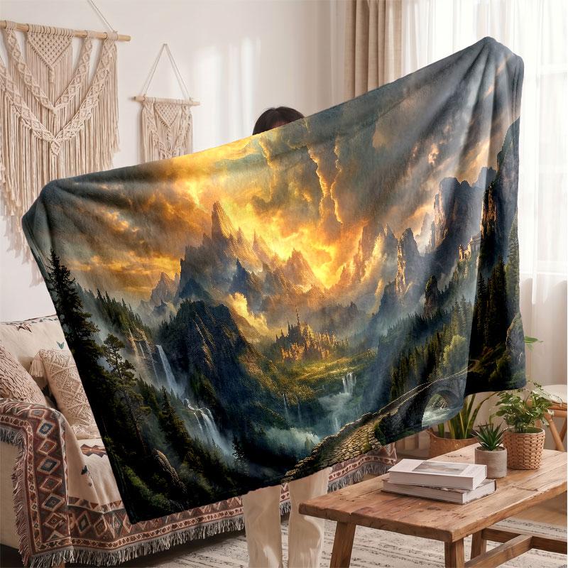 Warm Flannel BlanketWorld of Warcraft Soft Cozy Throw Blanket for Bedroom Couch