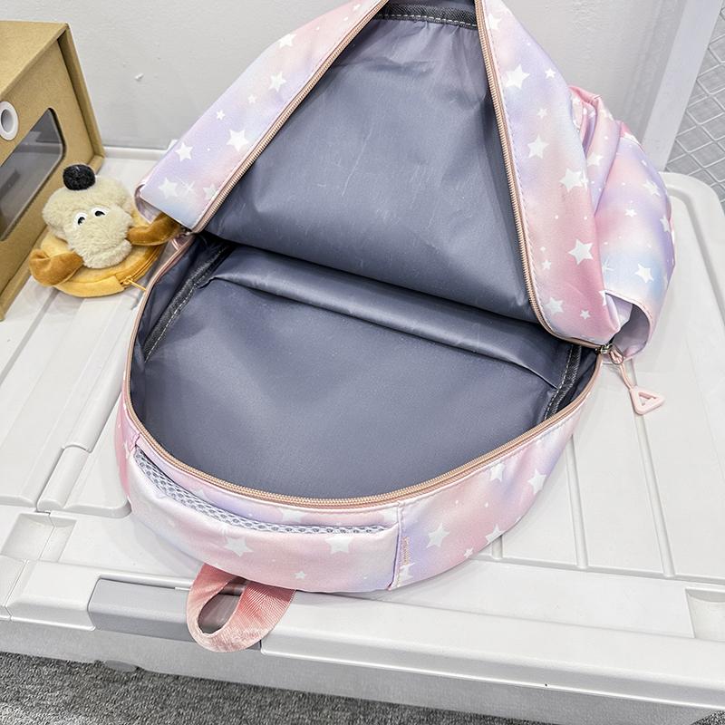 Middle School Student Schoolbag Stars Print Women's Backpack Water-Repellent Large Capacity Student Backpack