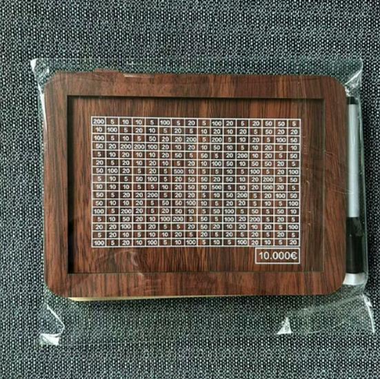 Decorative Wooden Piggy Bank: Stores Banknotes & Coins, Ideal for Digital Savings Plan