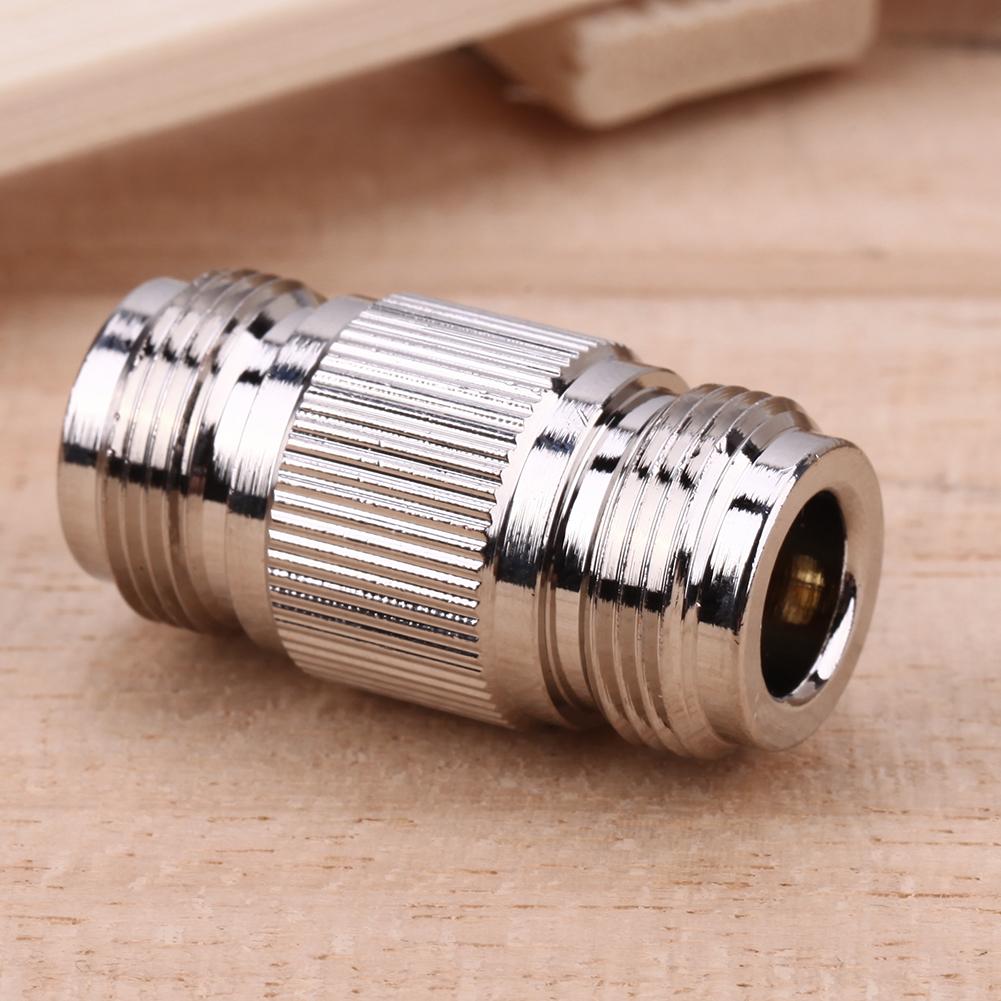N Female To N Female Jack Adapter Coax Connector RF Coax Cable Adapter Connector for Ham Radio Antenna WiFi Antenna Router