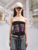 SOMSOC Nith 2Way Printed Top_Black